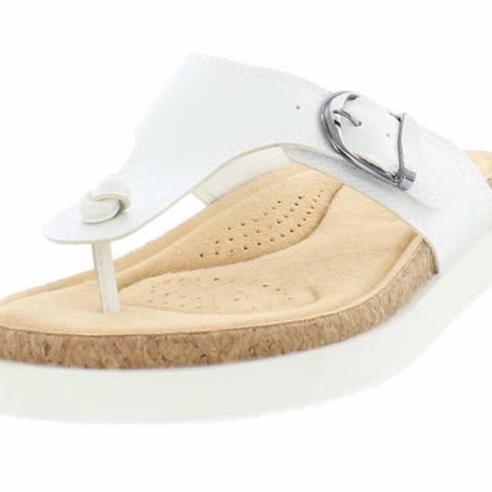 Izod Ladies' Size 8, Charcy Strap Sandal, White NEW SHIPS WITH BOX - Picture 2 of 4